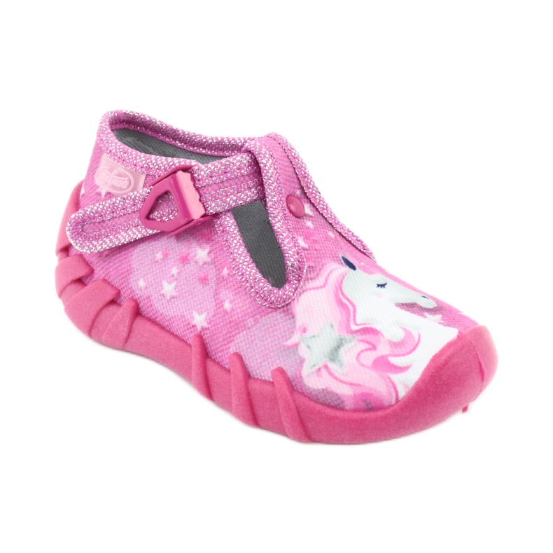 Calzado infantil befado 110P364 rosa gris 1
