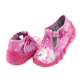 Calzado infantil befado 110P364 rosa gris 4