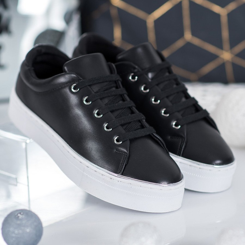 SDS Zapatillas deportivas en la plataforma negro 2 SDS Zapatillas deportivas en la plataforma negro 2