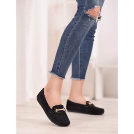 Fama Mocasines de textil negro 1 Fama Mocasines de textil negro 1