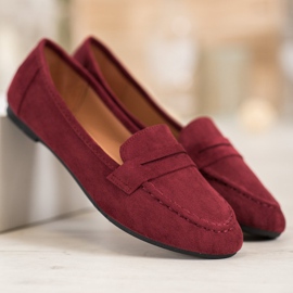 Fama Mocasines clásicos rojo 1 Fama Mocasines clásicos rojo 1