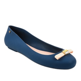Bailarinas azul marino Meliski KM107-3 1