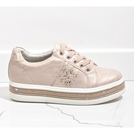 Zapatillas deportivas rosa zapatillas HQ996 rosado 2