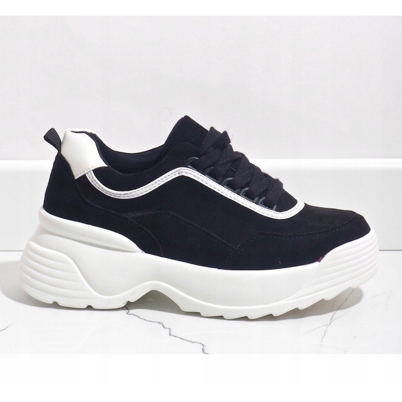 Deportivas negras de ecopiel 7917-Y negro 1 Deportivas negras de ecopiel 7917-Y negro 1