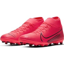 Zapatos de fútbol Nike Mercurial Superfly 7 Club FG / MG M AT7949-606 rojo rojo 3