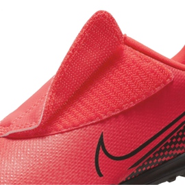 Zapatos de fútbol Nike Mercurial Vapor 13 Club Tf PS (V) Jr AT8178-606 rojo rojo 3