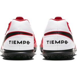 Zapatillas de fútbol Nike Tiempo Legend 8 Club Tf Jr AT5883-606 rojo rojo 4