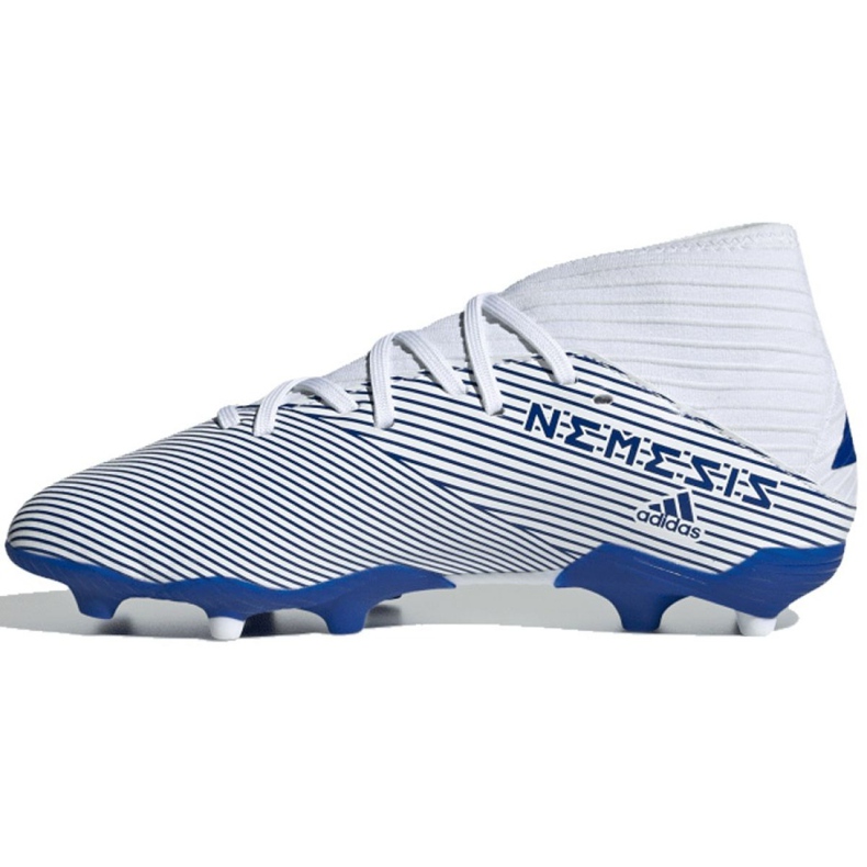 Las botas de fútbol adidas Nemeziz 19.3 Fg Jr EG7245 gris plata 1