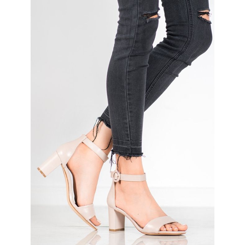 Evento Sandalias clásicas de tacón alto beige 1 Evento Sandalias clásicas de tacón alto beige 1