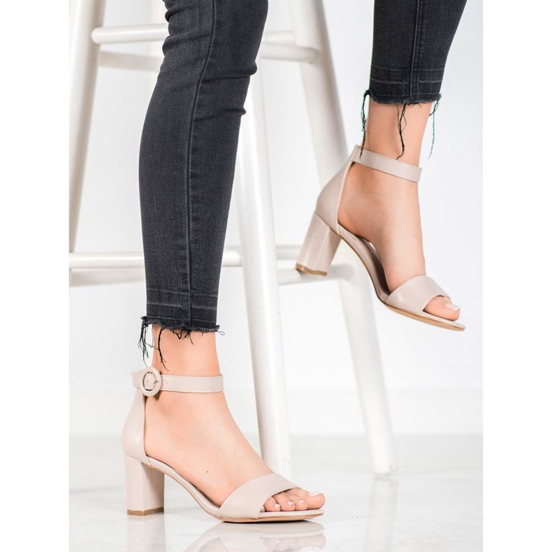 Evento Sandalias clásicas de tacón alto beige 2 Evento Sandalias clásicas de tacón alto beige 2