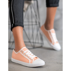SHELOVET Zapatillas Naranja 2