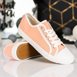 SHELOVET Zapatillas Naranja 3