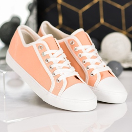 SHELOVET Zapatillas Naranja 4