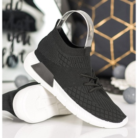 SDS Calzado deportivo sin cordones negro 4