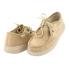Zapatos de mujer befado pu 871D007 beige 6