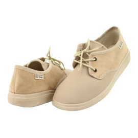Zapatos de mujer befado pu 990D002 beige 7