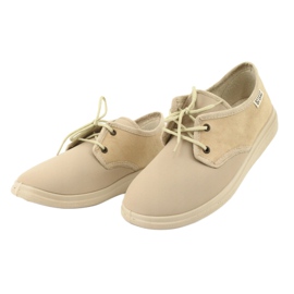 Zapatos de mujer befado pu 990D002 beige 6