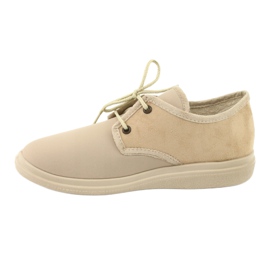 Zapatos de mujer befado pu 990D002 beige 4