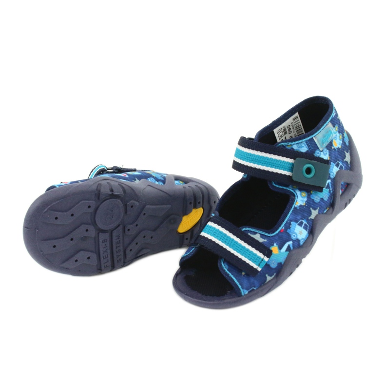 Sandalias befado calzado infantil 250P090 blanco azul marino azul 5
