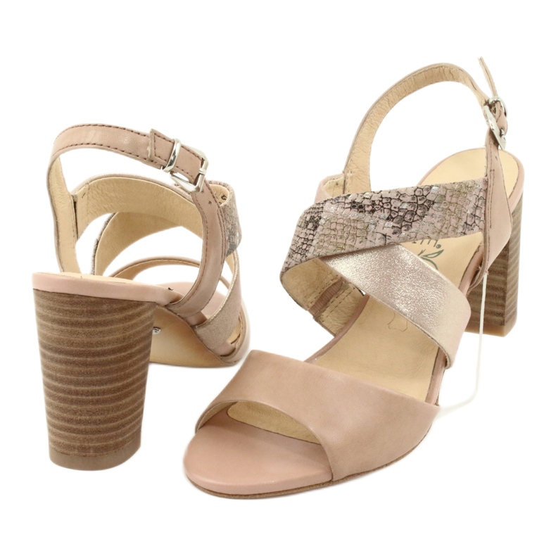 Sandalias de mujer Caprice 28312 beige 4