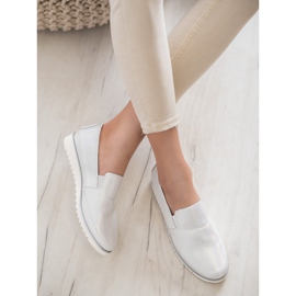 Sergio Leone Zapatos plateados sin cordones gris 5