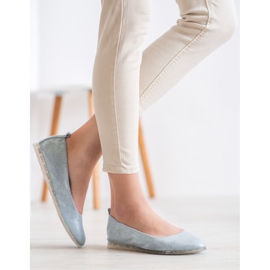 Sergio Leone Bailarinas Textiles Con Purpurina azul 1 Sergio Leone Bailarinas Textiles Con Purpurina azul 1