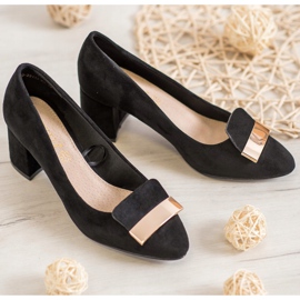 Zapatos de tacón VINCEZA con estilo negro 7