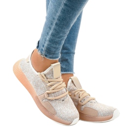 Zapatos deportivos beige BL20190-SP 1