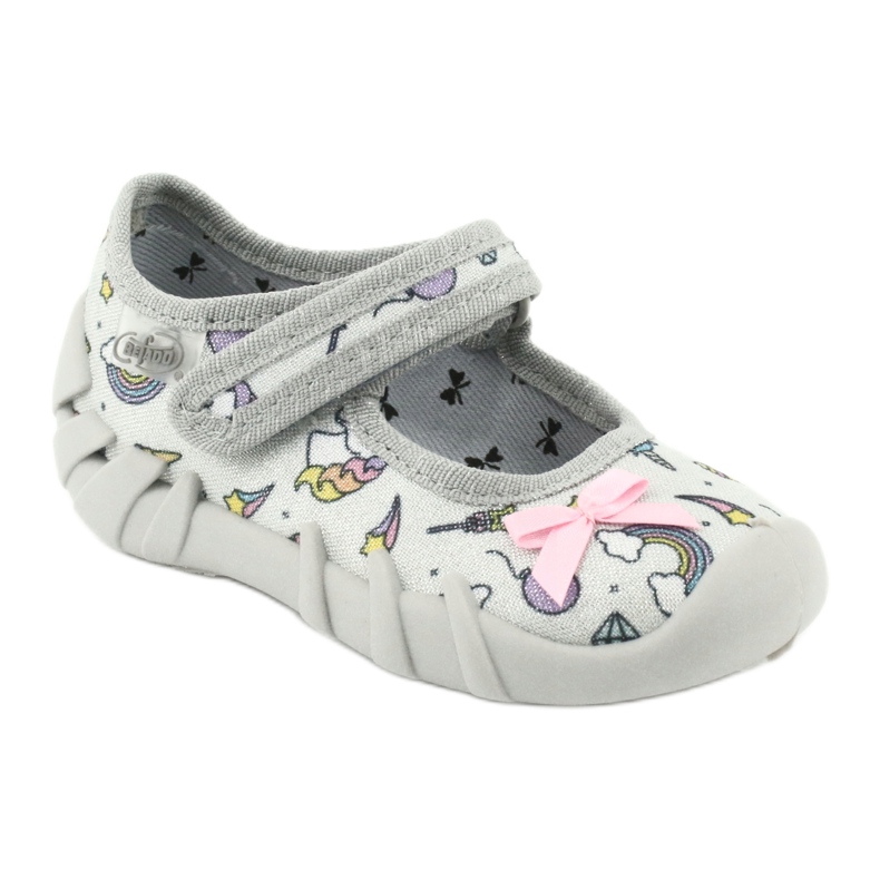 Calzado infantil befado 109P199 gris multicolor 1