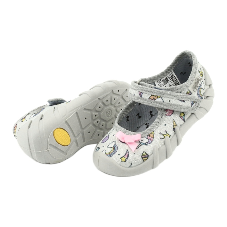 Calzado infantil befado 109P199 gris multicolor 5