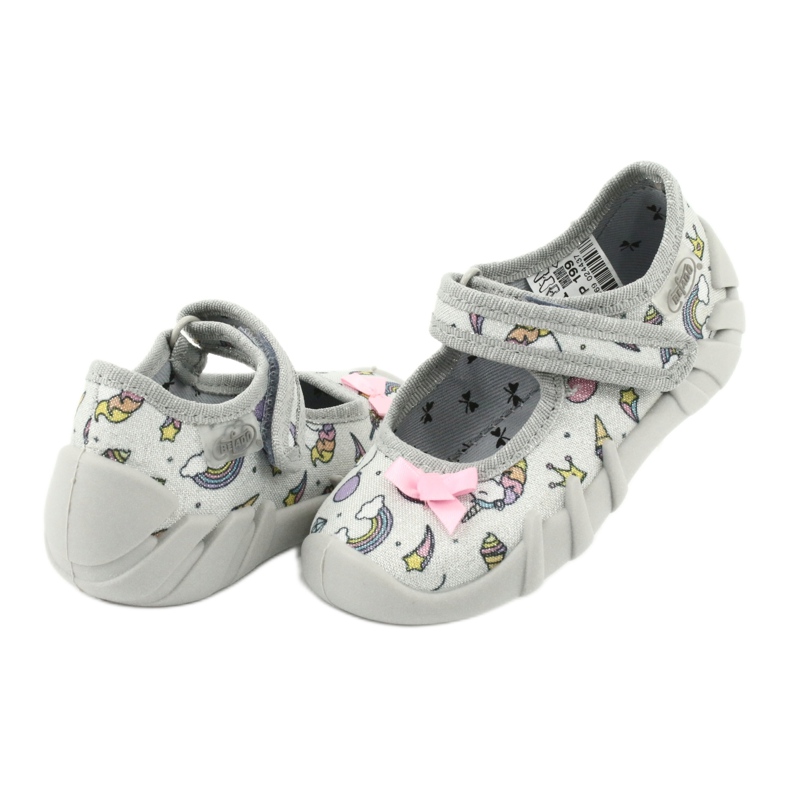 Calzado infantil befado 109P199 gris multicolor 4