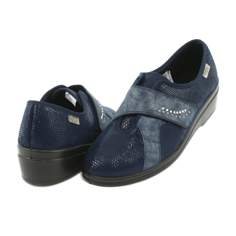 Zapatos de mujer befado pu 032D001 azul marino 4