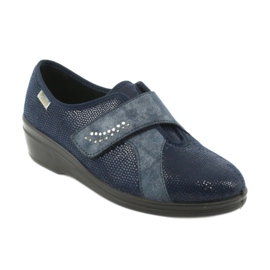 Zapatos de mujer befado pu 032D001 azul marino 1