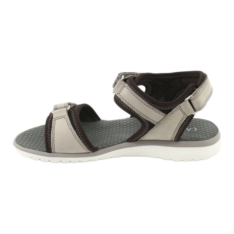 Sandalias deportivas cómodas Caprice 28606 beige marrón 2