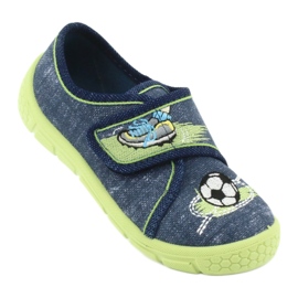 Calzado infantil befado 557P138 azul marino verde 6
