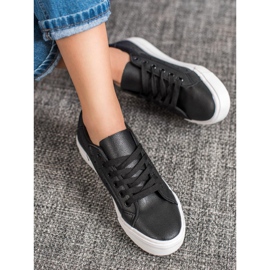 J. Star Zapatillas negras caladas negro 6