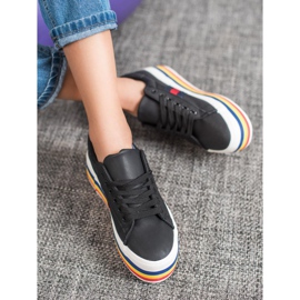 SHELOVET Calzado deportivo en la plataforma negro multicolor 2