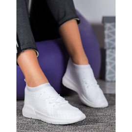 SDS Calzado deportivo sin cordones blanco 4