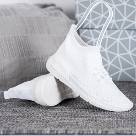 SDS Calzado deportivo sin cordones blanco 2
