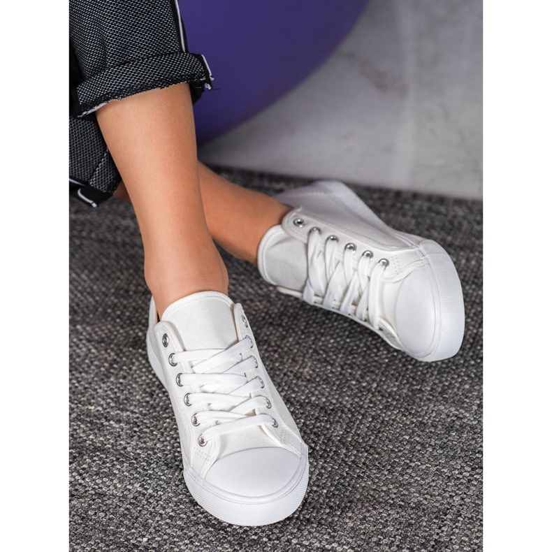 SHELOVET Zapatillas blancas blanco 2