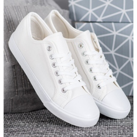 SHELOVET Zapatillas blancas blanco 4