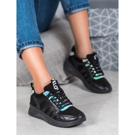 SHELOVET Zapatillas Love Negras negro 3