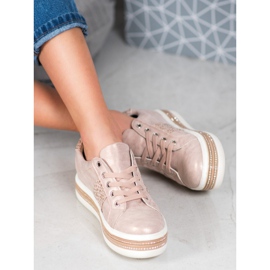 Bestelle Zapatillas con circonita cúbica rosado 1