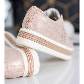Bestelle Zapatillas con circonita cúbica rosado 4