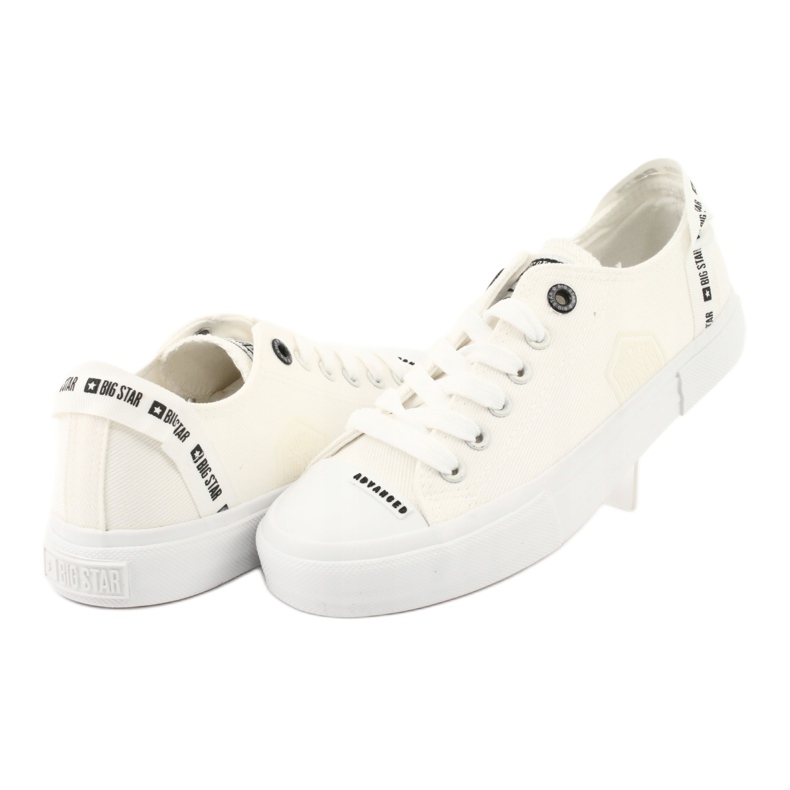 Big Star Zapatillas de zapatillas biaded ff274206 blanco 4