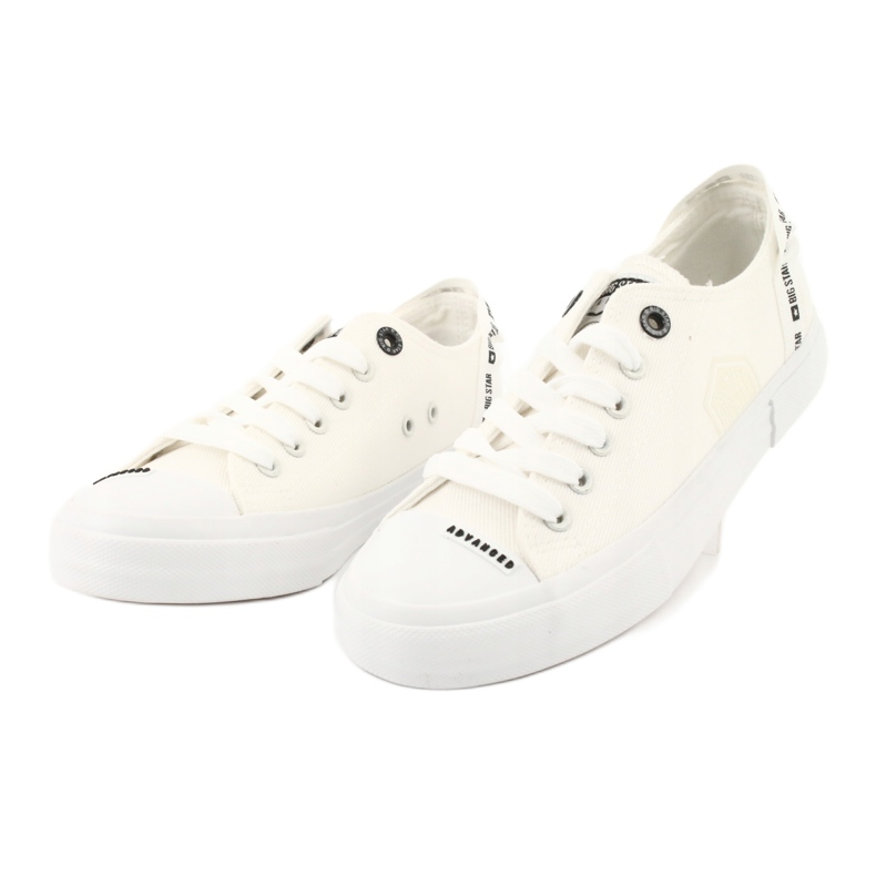 Big Star Zapatillas de zapatillas biaded ff274206 blanco 3