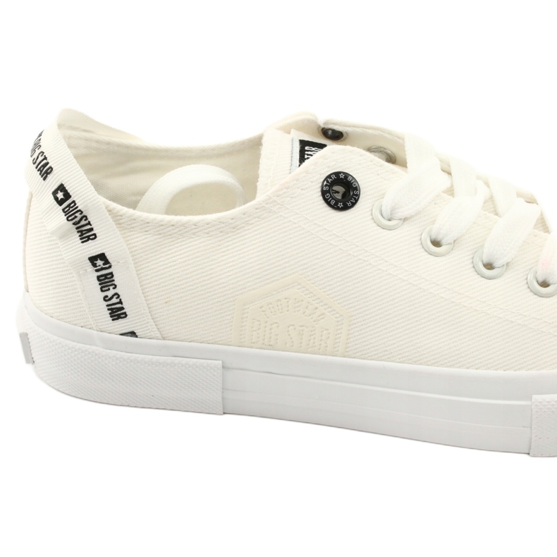 Big Star Zapatillas de zapatillas biaded ff274206 blanco 6