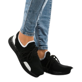 Zapatilla deportiva mujer negra B-6851 negro 2 Zapatilla deportiva mujer negra B-6851 negro 2