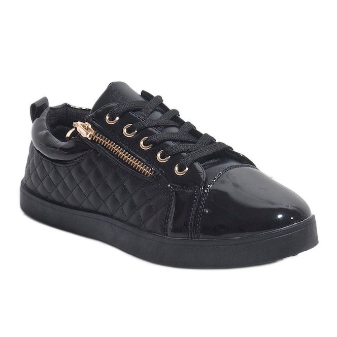 Zapatillas de mujer negras de moda R19-2 negro 1