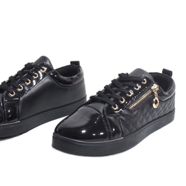 Zapatillas de mujer negras de moda R19-2 negro 3